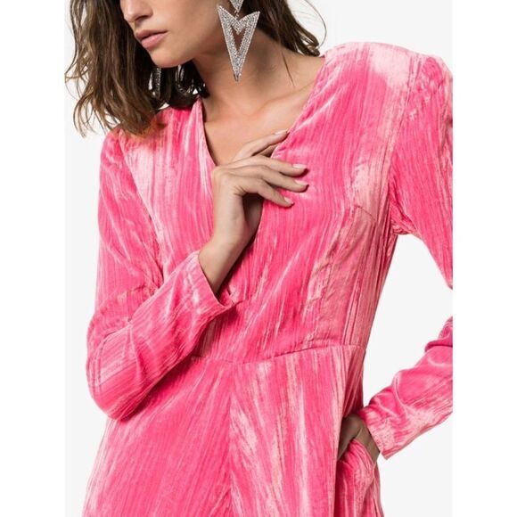 NWT Rotate Adelina Velvet Playsuit - Picture 2 of 14